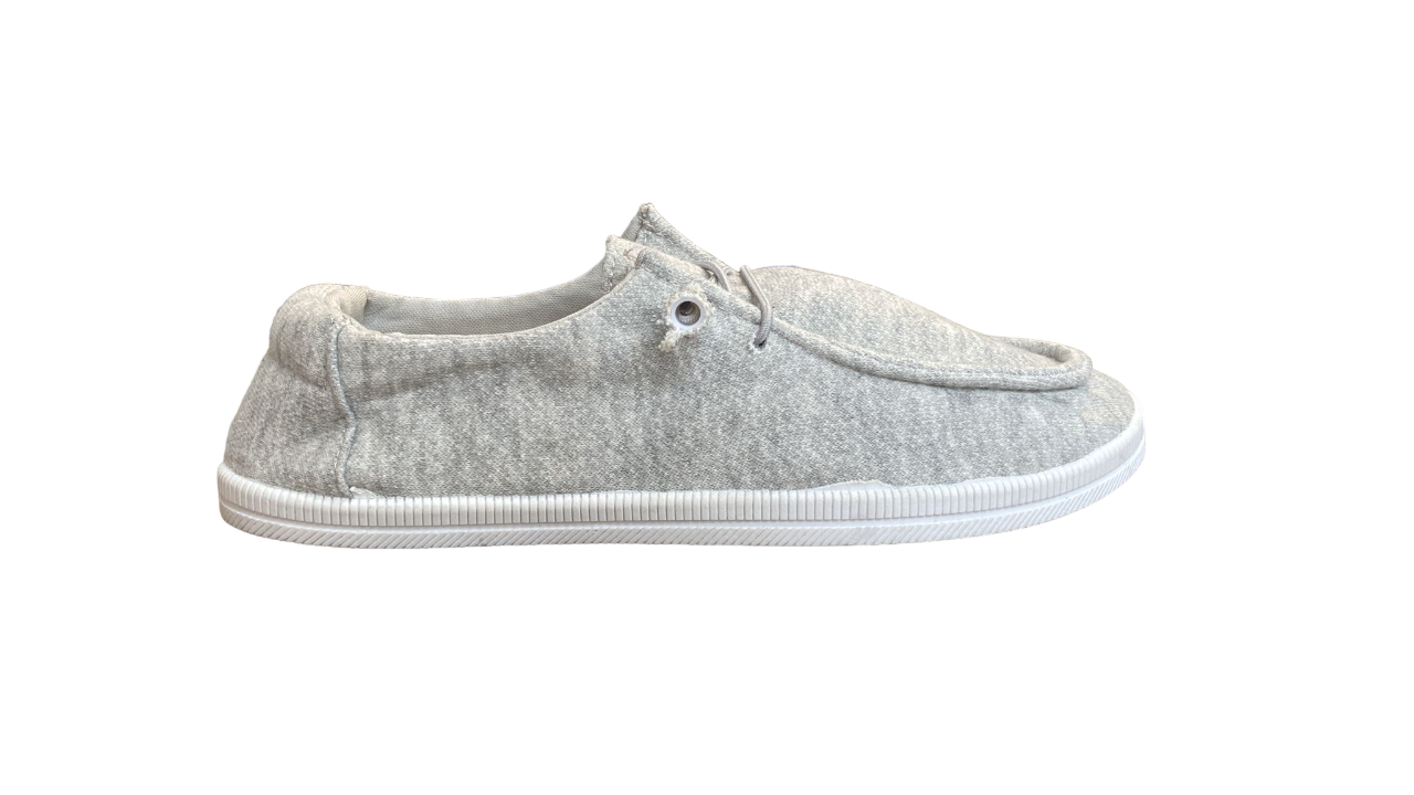 Plush Foam Women's light gray mellow skirball slip on sneakers