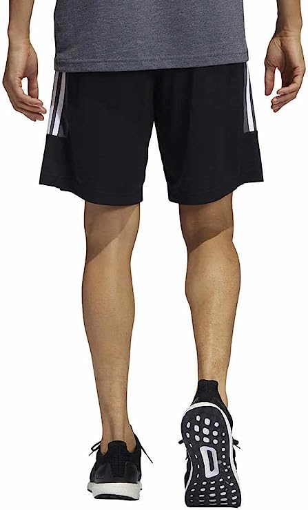 Adidas Men's 3 Stripe Shorts with Zipper Pockets HD9646