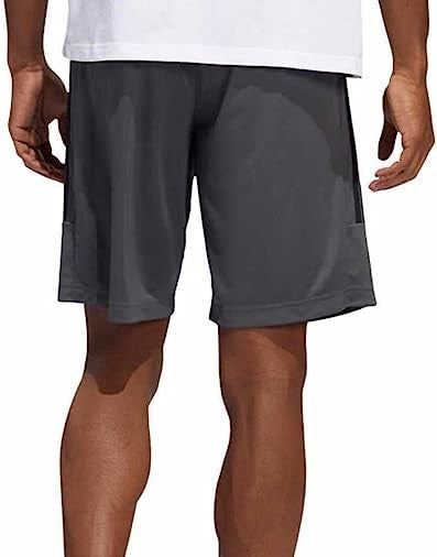 Adidas Men's 3 Stripe Shorts with Zipper Pockets HN8854