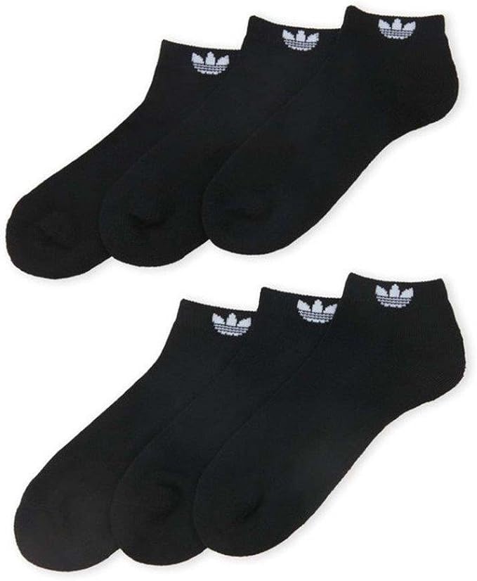 Adidas Men's Athletic Low Cut Sock (6-Pack) Black Originals