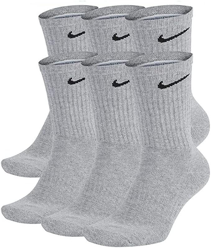 Nike Unisex Everyday Plus Cushion Crew Training Socks (6 Pair) SX6897 065
