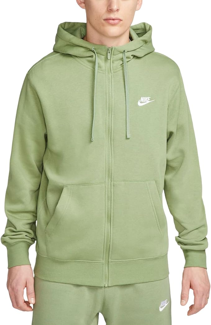 Nike Men's Sportswear Club Fleece Full Zip Hoodie BV2645-386