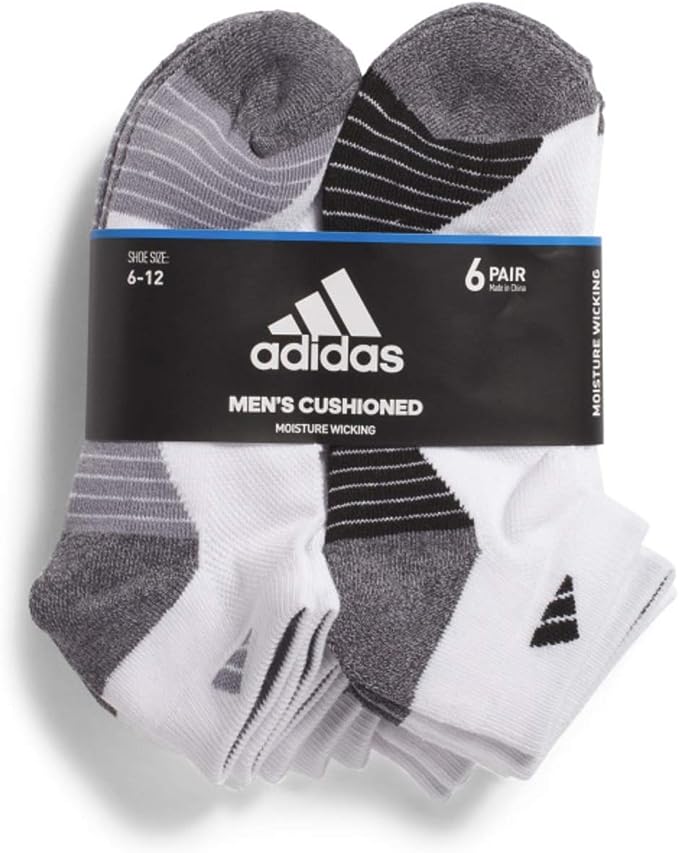Adidas Men's Athletic Low Cut Sock 6-Pack