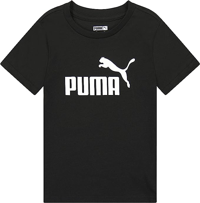 Puma Kids Black Traditional Tee Shirt PFA20V9T