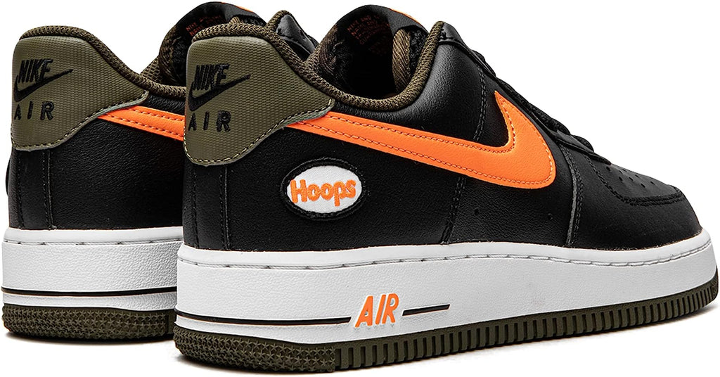 Nike Air Force 1 Low 07 LV8 Hoops DH7440-001 Black Rough Green Orange NEW  IN BOX