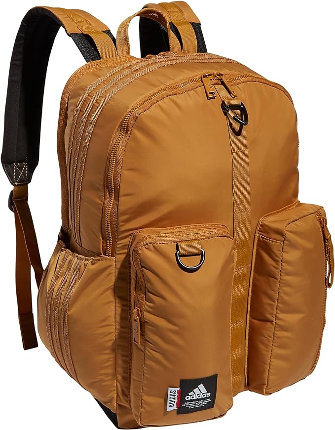Adidas Iconic 3 Stripe Backpack 5155260 Mesa Brown/Black