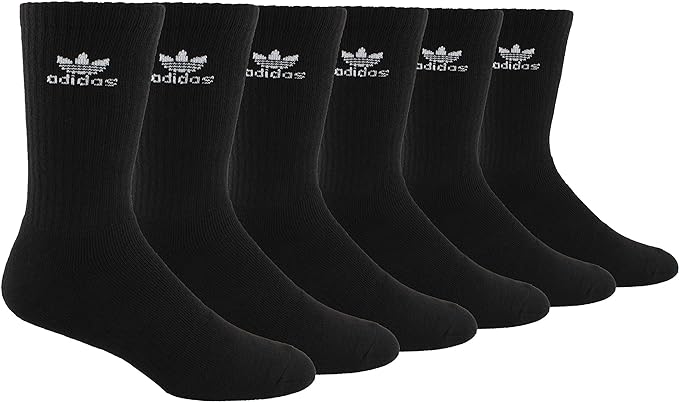Adidas Originals 6 Pack Trefoil Crew Socks