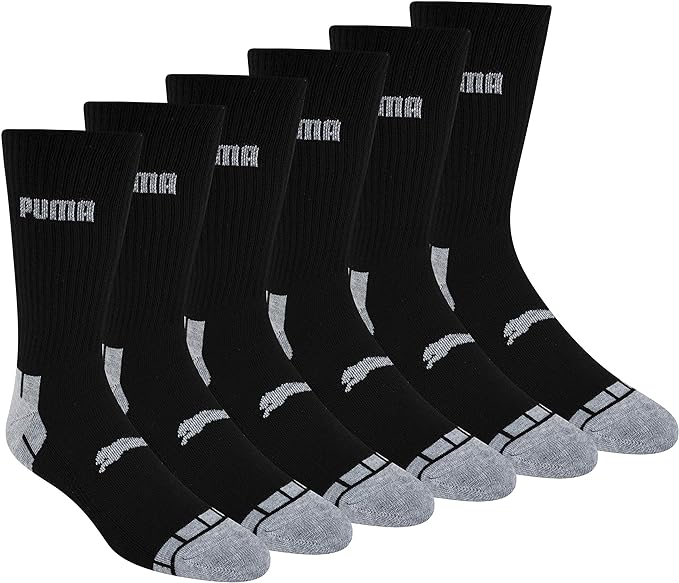 Puma Men's 6 Pack Crew Socks