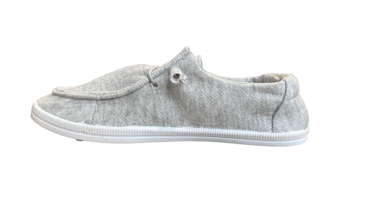 Plush Foam Women's light gray mellow skirball slip on sneakers