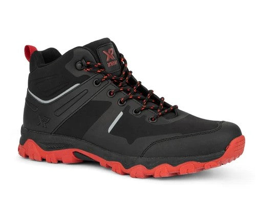 X RAY Men's Black and Red High-Top  Boots