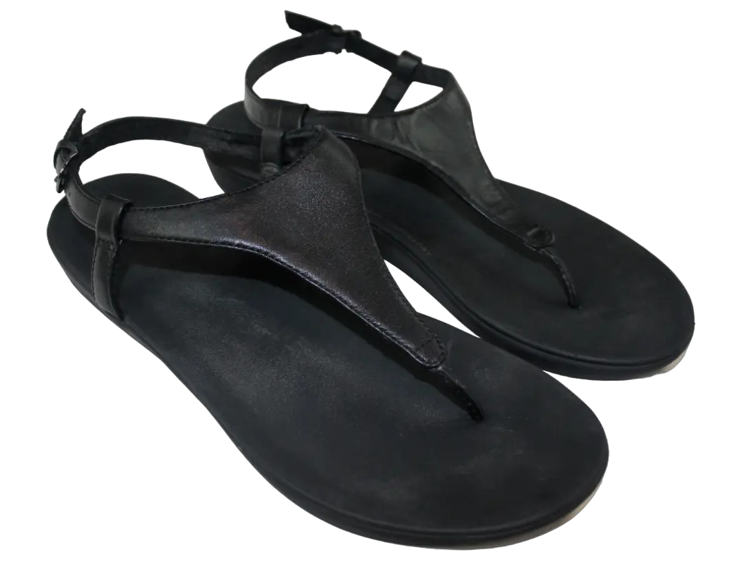 Fitflop Iqushion Comfort Technology Black Flipflops