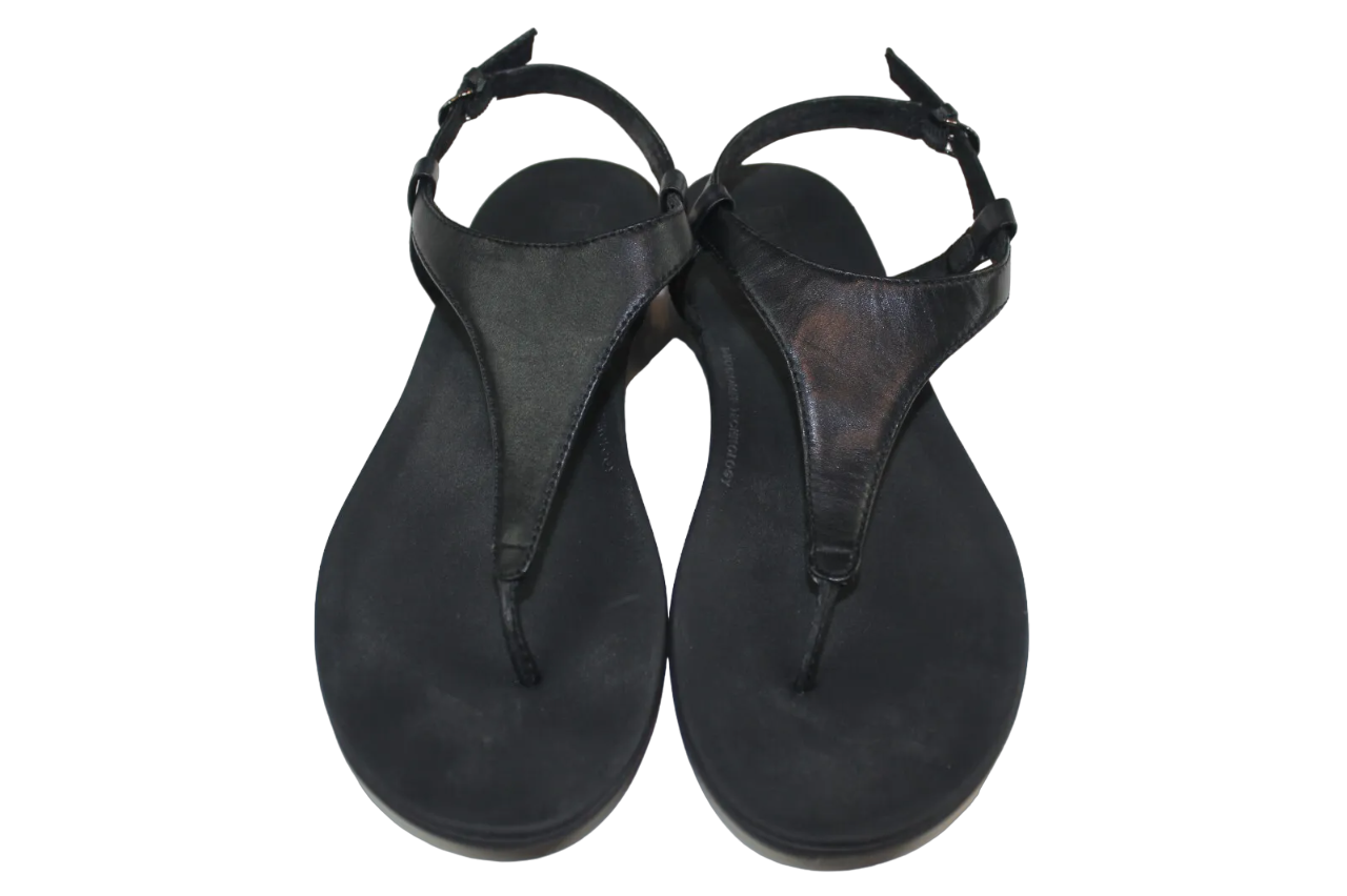 Fitflop Iqushion Comfort Technology Black Flipflops