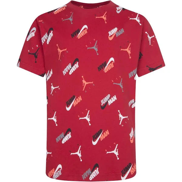 Jordan Jumpman Boy's Gym Red T-Shirt 95B592-R78